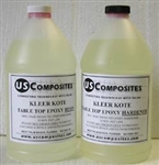Clear Epoxy Table Top Coating, 2 GALLONS TOTAL